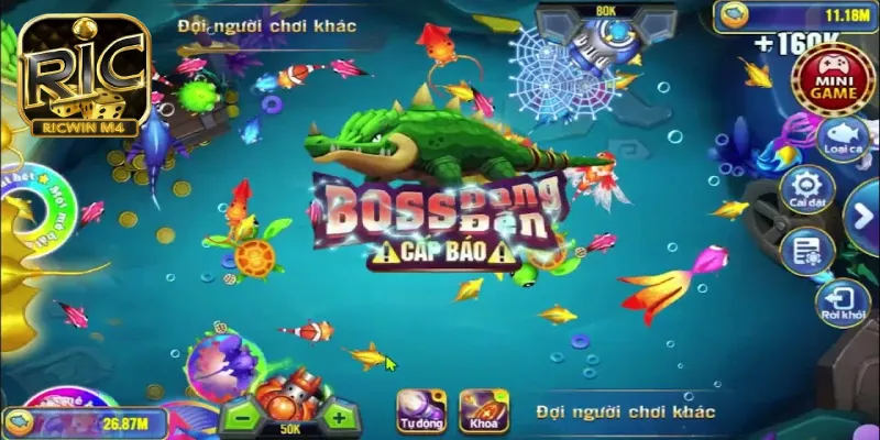 Bắn cá RICWIN Những dạng game bắn cá Ricwin