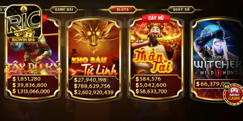 Nổ hũ RICWIN Sảnh chơi slot game nổ hũ Ricwin